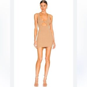 Free People FP Beach Islander Sweater Mini Dress, NWOT, Sz S in Sand